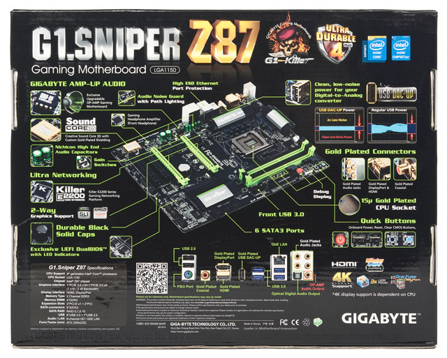 Gigabyte G1.Sniper Z87