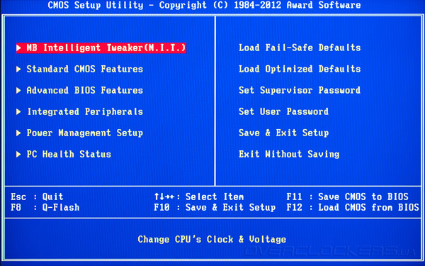 BIOS Setup Gigabyte GA-990FXA-UD5