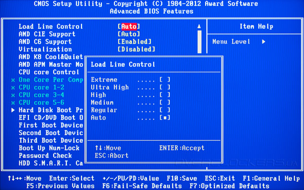 BIOS Setup Gigabyte GA-990FXA-UD5