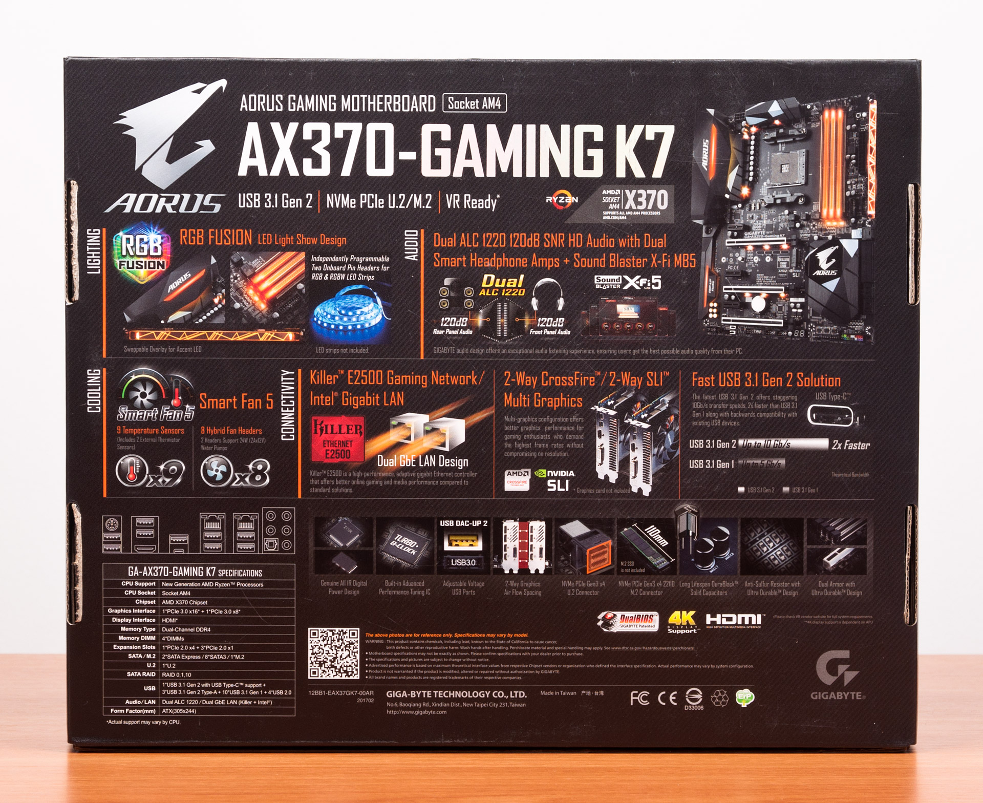 Gigabyte ga ax370 gaming k7 обзор