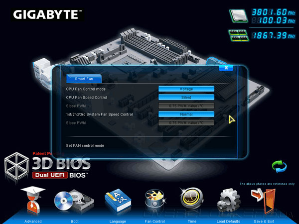 UEFI Setup Gigabyte GA-F2A85X-D3H