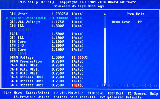 BIOS Setup Gigabyte GA-X58A-UD9