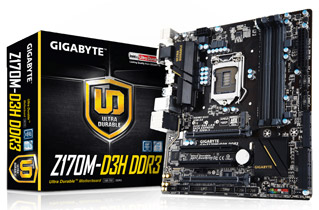 Gigabyte GA-Z170M-D3H DDR3