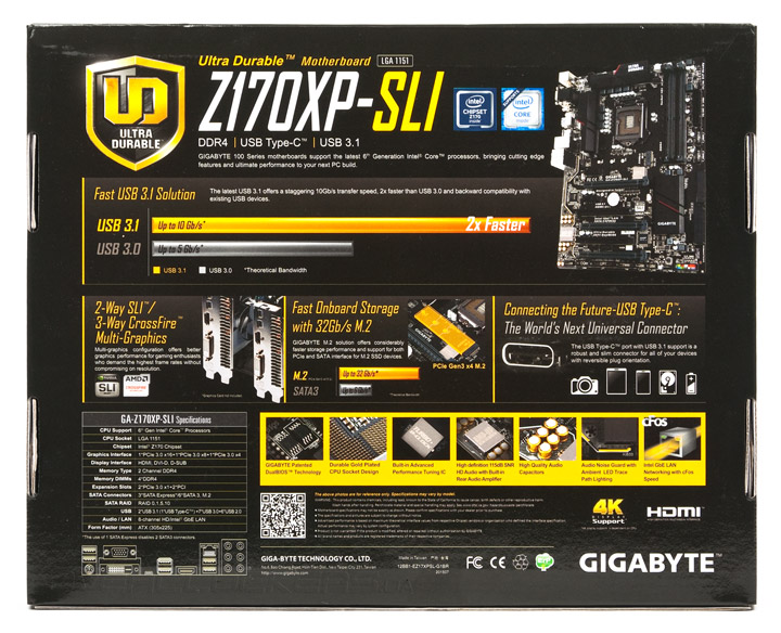 Gigabyte GA-Z170XP-SLI