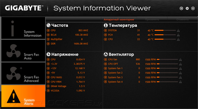 Программное обеспечение Gigabyte GA-Z97X-SOC Force