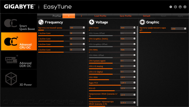 Программное обеспечение Gigabyte GA-Z97X-SOC Force