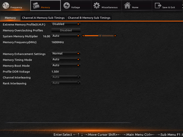 UEFI Setup Gigabyte GA-Z97X-SOC Force