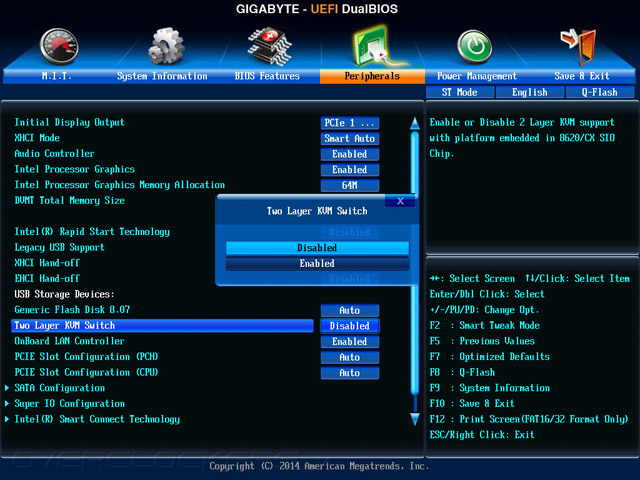 UEFI Setup Gigabyte GA-Z97X-SOC Force