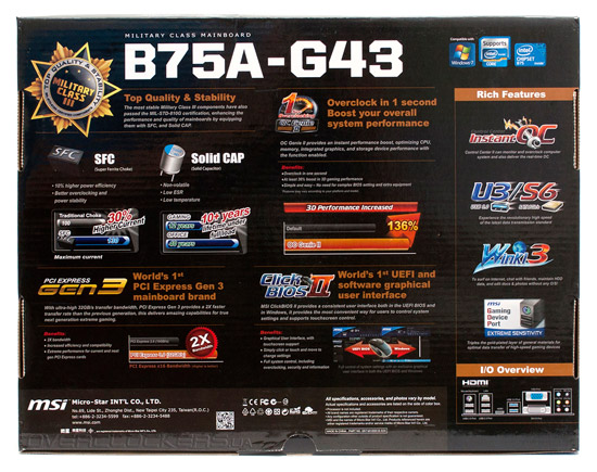 MSI B75A-G43