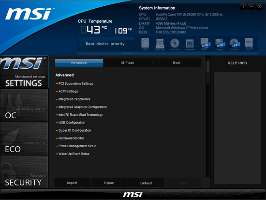 MSI Click BIOS II