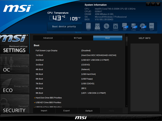 MSI Click BIOS II