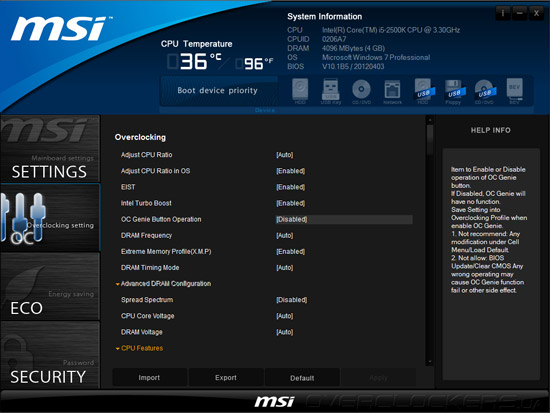 MSI Click BIOS II