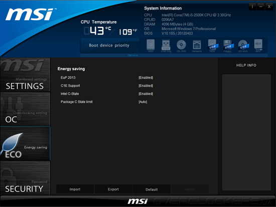 MSI Click BIOS II