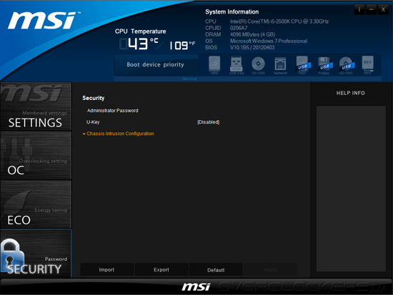 MSI Click BIOS II