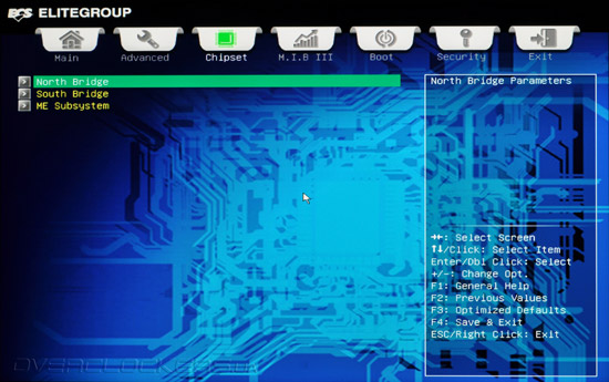 UEFI Setup ECS H67H2-I