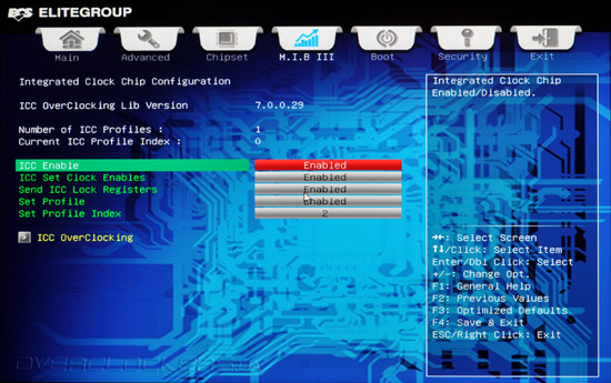 UEFI Setup ECS H67H2-I