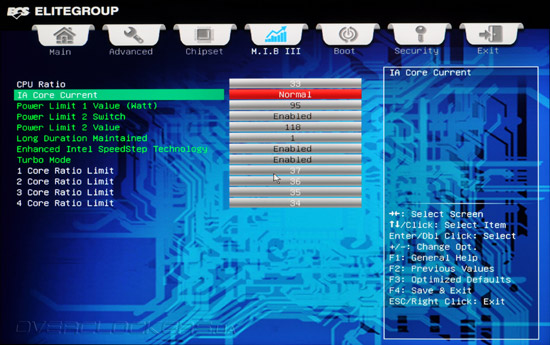 UEFI Setup ECS H67H2-I