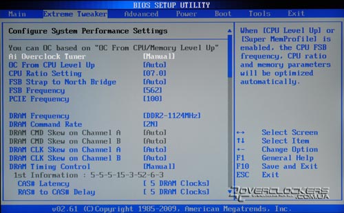 BIOS ASUS Rampage Formula