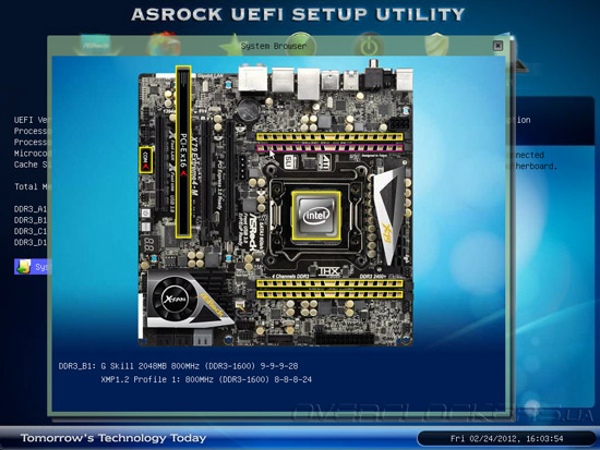 UEFI Setup ASRock X79 Extreme4-M