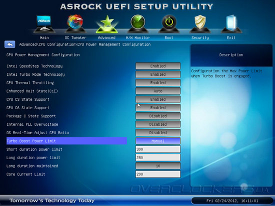 UEFI Setup ASRock X79 Extreme4-M