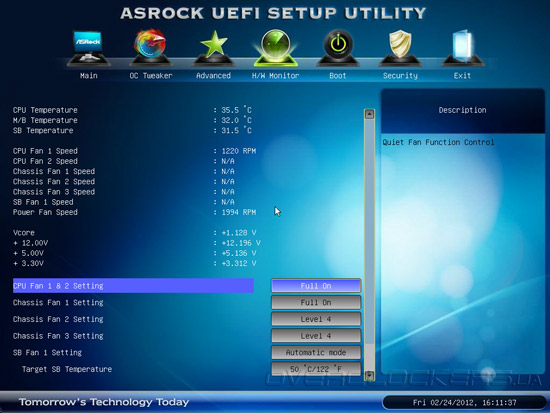 UEFI Setup ASRock X79 Extreme4-M