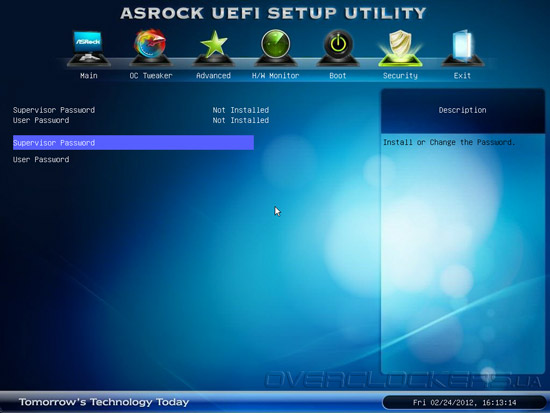 UEFI Setup ASRock X79 Extreme4-M