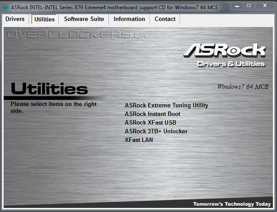 Программное обеспечение ASRock X79 Extreme4