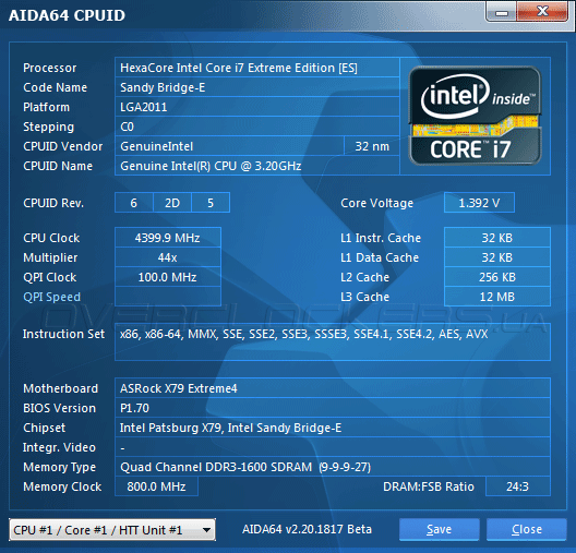 Разгон ASRock X79 Extreme4