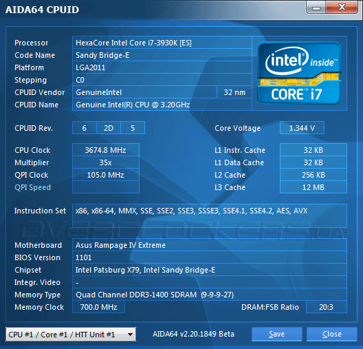 Разгон ASUS Rampage IV Extreme