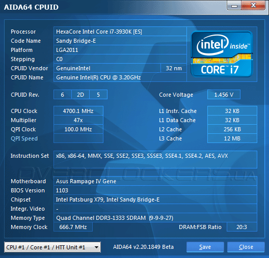 Разгон ASUS Rampage IV Gene