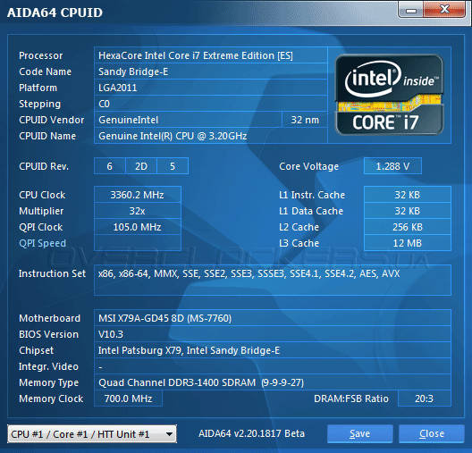 Разгон MSI X79A-GD45 (8D)