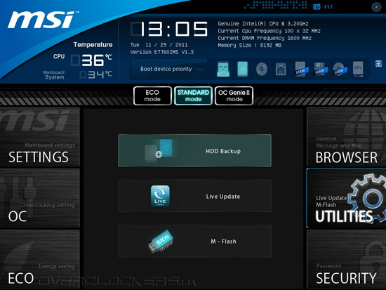 UEFI Setup MSI X79A-GD65 (8D)