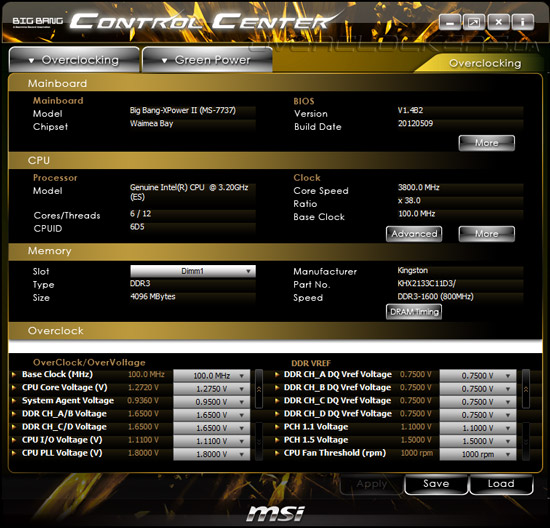 MSI Control Center