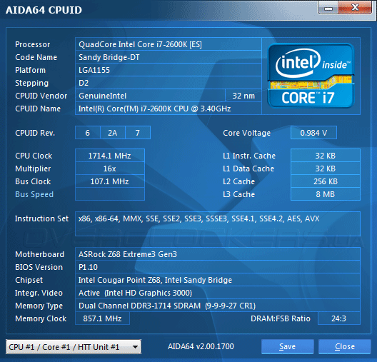 Разгон ASRock Z68 Extreme3 Gen3