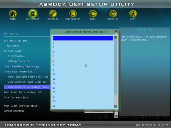 UEFI Setup ASRock Z68M-ITX/HT