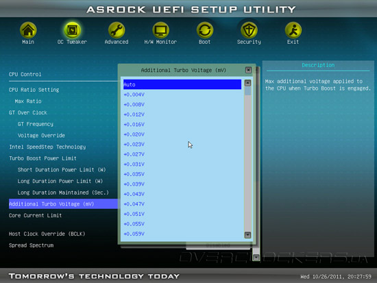 UEFI Setup ASRock Z68M-ITX/HT