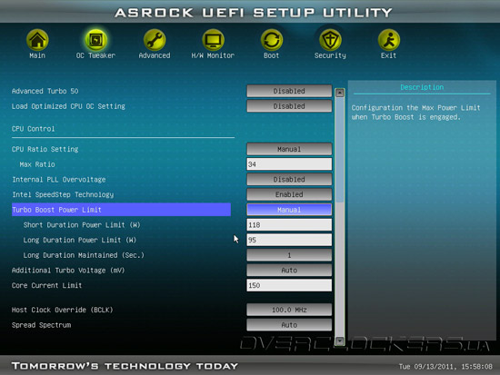 UEFI Setup ASRock Z68 Pro3-M