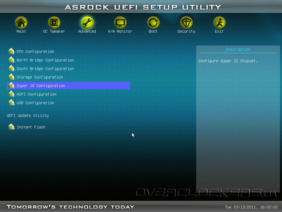 UEFI Setup ASRock Z68 Pro3-M