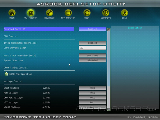 UEFI Setup ASRock Z68 Pro3