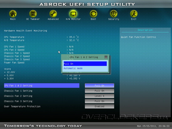 UEFI Setup ASRock Z68 Pro3