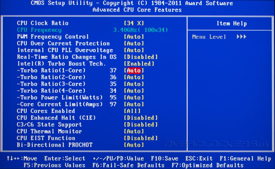 BIOS Setup Gigabyte G1.Sniper2