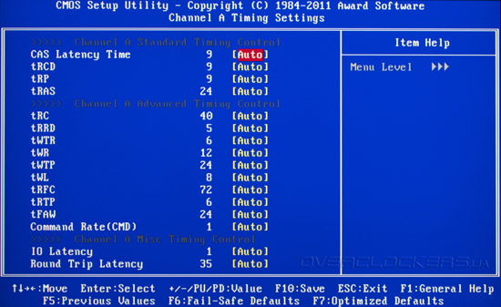 BIOS Setup Gigabyte G1.Sniper2