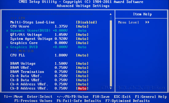 BIOS Setup Gigabyte G1.Sniper2