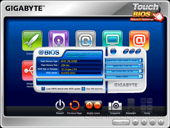 Gigabyte Touch BIOS