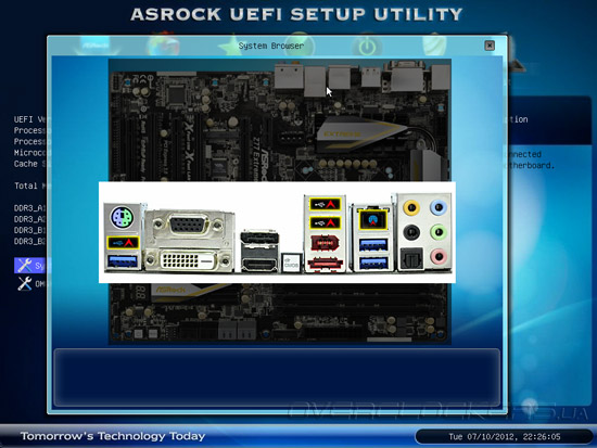 UEFI Setup ASRock Z77 Extreme6