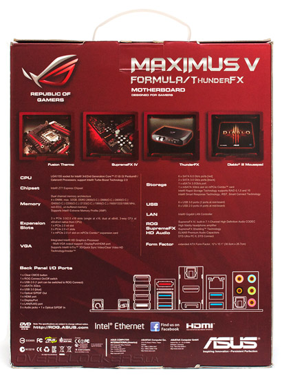 ASUS Maximus V Formula/ThunderFX