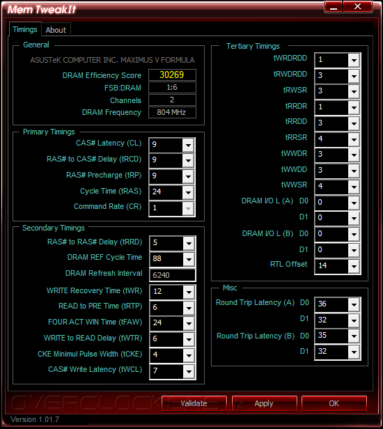 ASUS Mem TweakIt