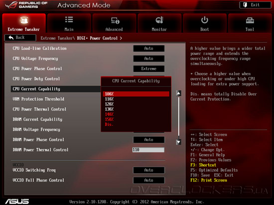 UEFI Setup ASUS Maximus V Gene