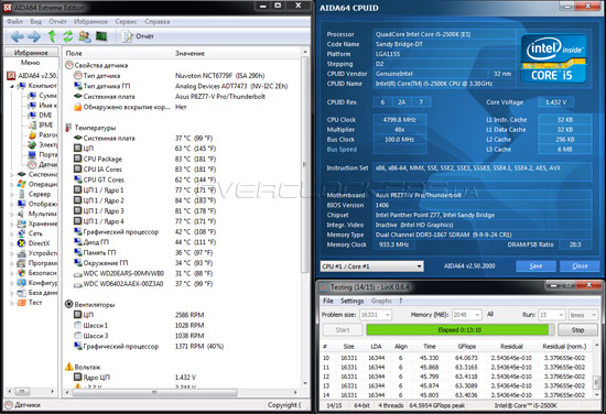 Разгон ASUS P8Z77-V Pro/Thunderbolt