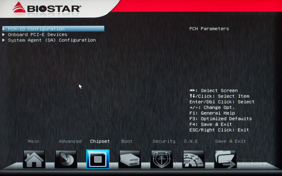 UEFI Setup Biostar TZ77XE4